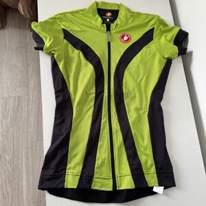 Women's Green and Black Cycling Jacket